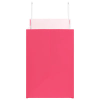 Sacchetti di Carta 250 pz con Manici Rosa 32x17x25 cm 4101901
