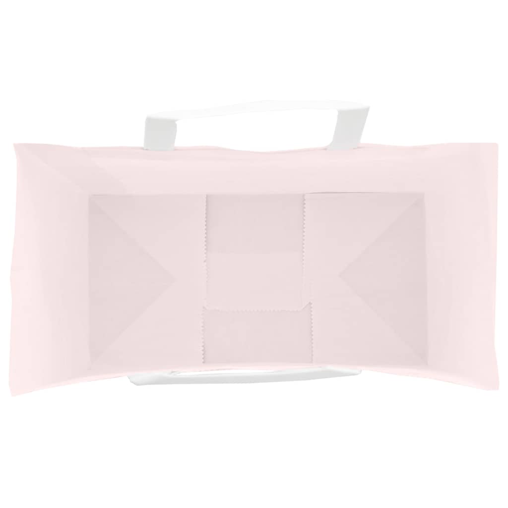 Sacchetti di Carta 250 pz con Manici Rosa 32x17x25 cm 4101901