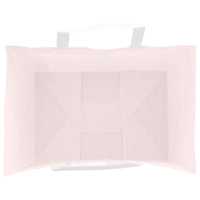 vidaXL Sacchetti di Carta 250 pz con Manici Rosa 32x22x24 cm