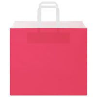 Sacchetti di Carta 250 pz con Manici Rosa 32x22x28 cm 4101904