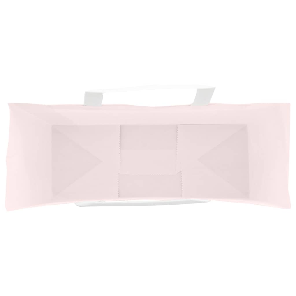 Sacchetti di Carta 250 pz con Manici Rosa 45x17x48 cm