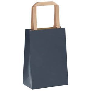 Sacchetti di Carta 50 pz con Manici Blu 15x8x21 cm 4101907