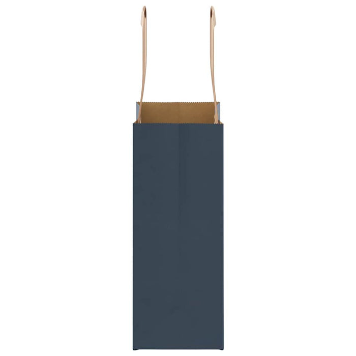 Sacchetti di Carta 50 pz con Manici Blu 15x8x21 cm 4101907