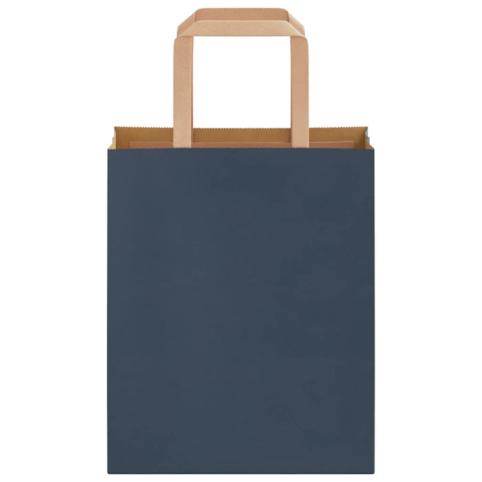 Sacchetti di Carta 50 pz con Manici Blu 18x8x22 cm 4101908