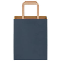 vidaXL Sacchetti di Carta 50 pz con Manici Blu 18x8x22 cm