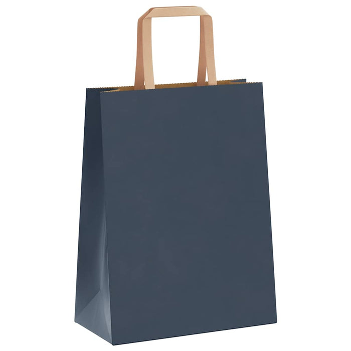 Sacchetti di Carta 50 pz con Manici Blu 21x11x28 cm 4101909