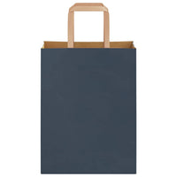 Sacchetti di Carta 50 pz con Manici Blu 21x11x28 cm 4101909