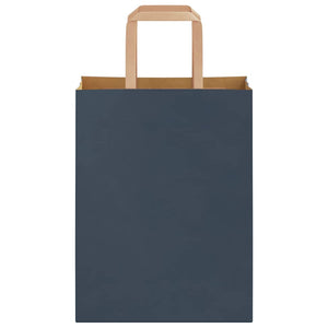 Sacchetti di Carta 50 pz con Manici Blu 21x11x28 cm 4101909