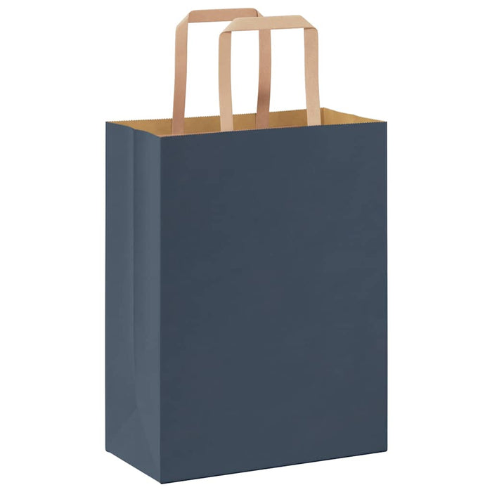 Sacchetti di Carta 50 pz con Manici Blu 21x11x28 cm 4101909