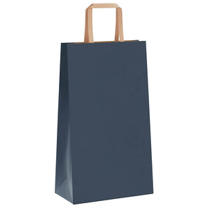 Sacchetti di Carta 50 pz con Manici Blu 21x11x36 cm 4101911