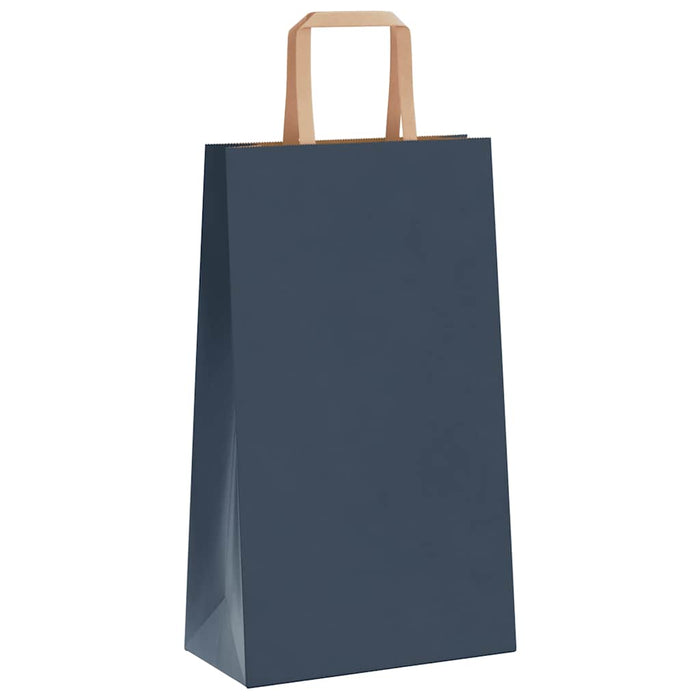 Sacchetti di Carta 50 pz con Manici Blu 21x11x36 cm 4101911