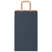 Sacchetti di Carta 50 pz con Manici Blu 21x11x36 cm