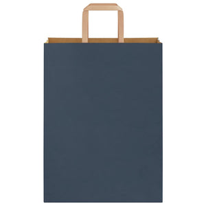 Sacchetti di Carta 50 pz con Manici Blu 26x12x35 cm 4101912