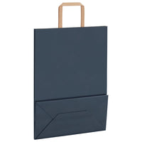 Sacchetti di Carta 50 pz con Manici Blu 26x12x35 cm 4101912