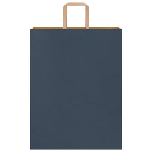 Sacchetti di Carta 50 pz con Manici Blu 32x12x42 cm 4101914