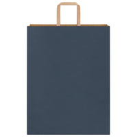 vidaXL Sacchetti di Carta 50 pz con Manici Blu 32x12x42 cm