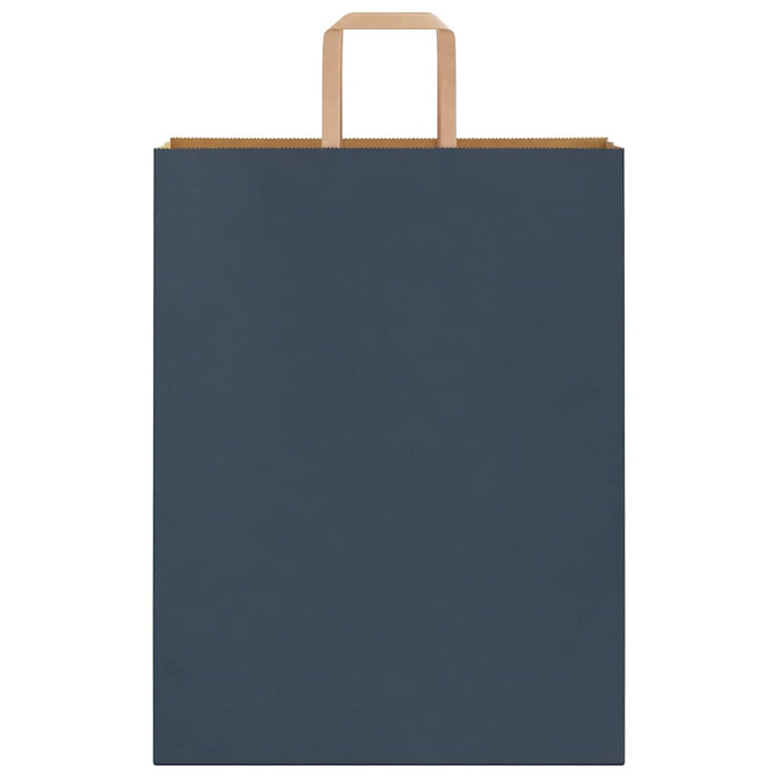 vidaXL Sacchetti di Carta 50 pz con Manici Blu 32x12x42 cm
