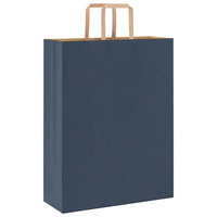 Sacchetti di Carta 50 pz con Manici Blu 32x12x42 cm 4101914