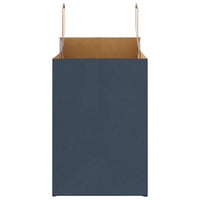 vidaXL Sacchetti di Carta 50 pz con Manici Blu 32x17x25 cm