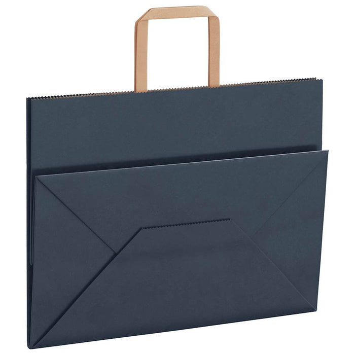 vidaXL Sacchetti di Carta 50 pz con Manici Blu 32x17x25 cm