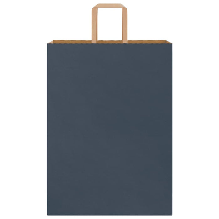 Sacchetti di Carta 50 pz con Manici Blu 32x17x44 cm 4101916