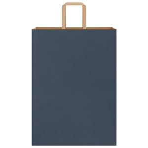 vidaXL Sacchetti di Carta 50 pz con Manici Blu 32x17x44 cm