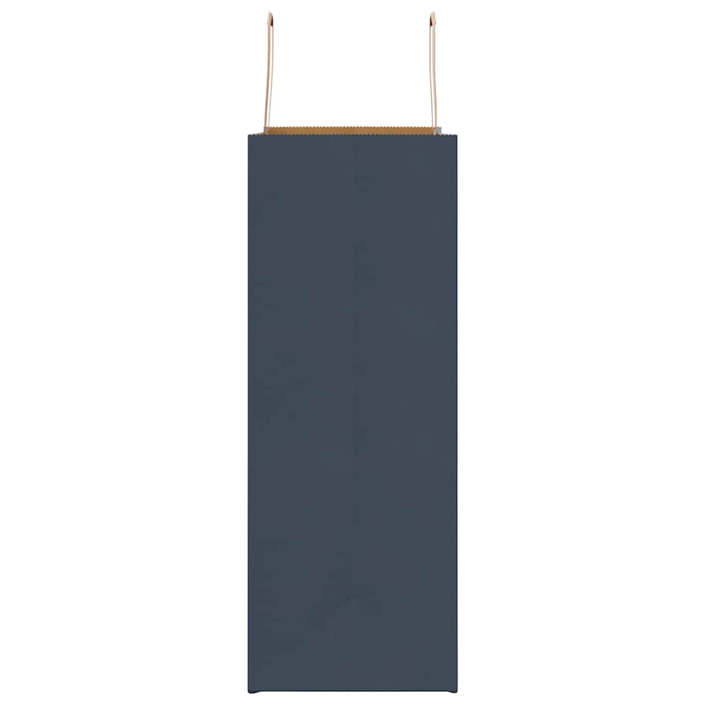 vidaXL Sacchetti di Carta 50 pz con Manici Blu 32x17x44 cm