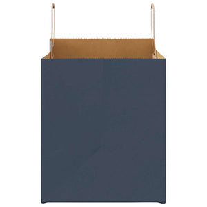 Sacchetti di Carta 50 pz con Manici Blu 32x22x24 cm 4101917