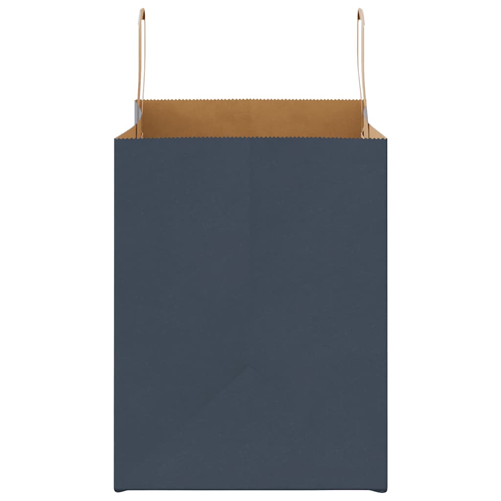 Sacchetti di Carta 50 pz con Manici Blu 32x22x28 cm