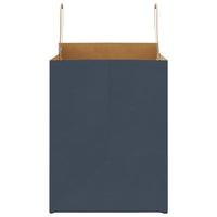 Sacchetti di Carta 50 pz con Manici Blu 32x22x28 cm