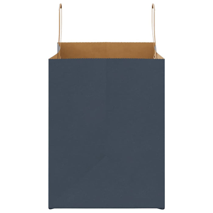 Sacchetti di Carta 50 pz con Manici Blu 32x22x28 cm