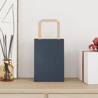 Sacchetti di Carta 250 pz con Manici Blu 15x8x21 cm 4101921