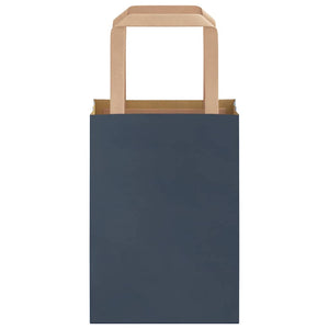 vidaXL Sacchetti di Carta 250 pz con Manici Blu 15x8x21 cm