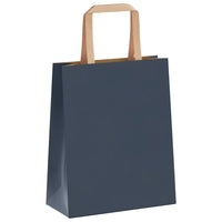 Sacchetti di Carta 250 pz con Manici Blu 18x8x22 cm 4101922