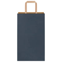 Sacchetti di Carta 250 pz con Manici Blu 21x11x36 cm 4101925