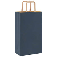 Sacchetti di Carta 250 pz con Manici Blu 21x11x36 cm 4101925