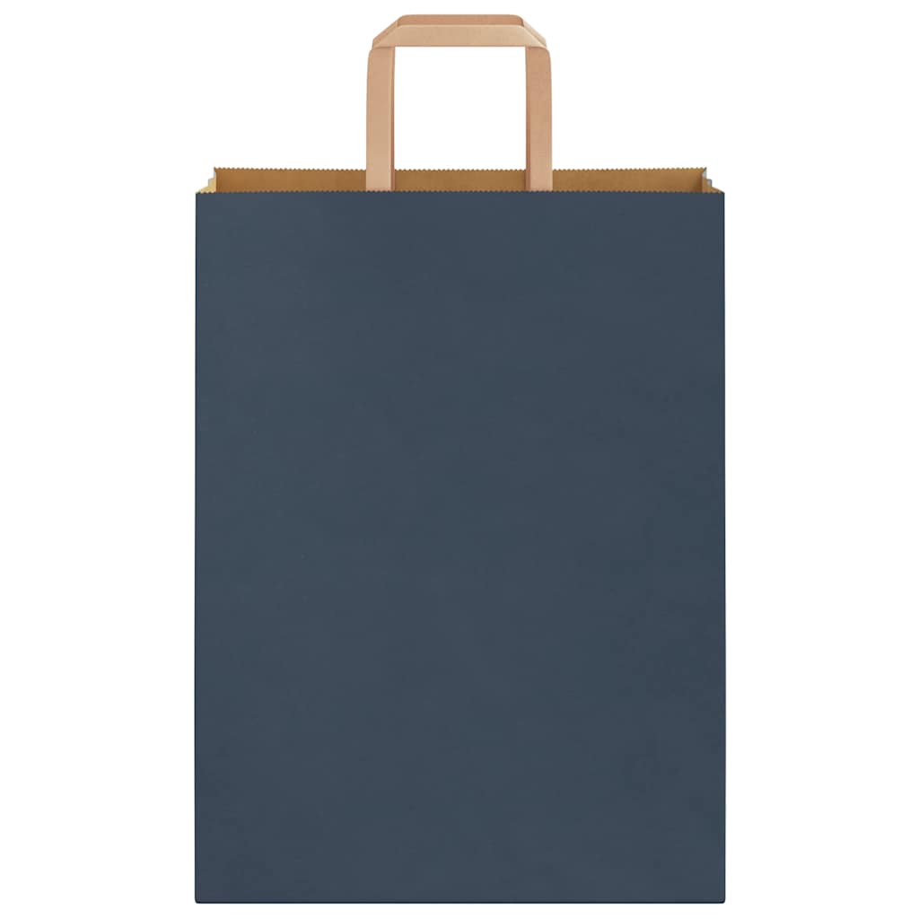 Sacchetti di Carta 250 pz con Manici Blu 26x12x35 cm 4101926