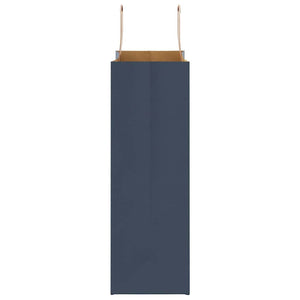 Sacchetti di Carta 250 pz con Manici Blu 26x12x35 cm