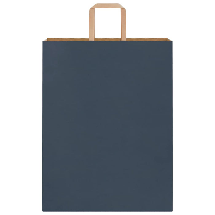Sacchetti di Carta 250 pz con Manici Blu 32x12x42 cm 4101928