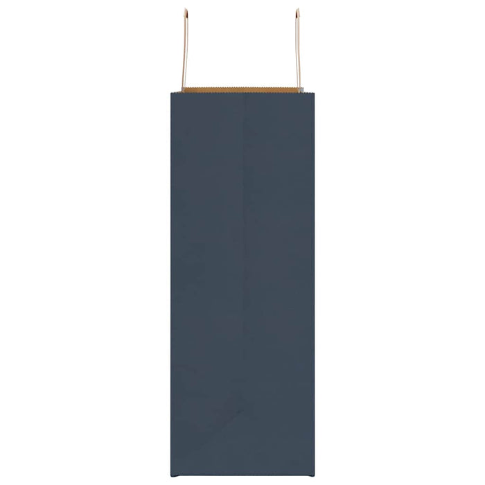 Sacchetti di Carta 250 pz con Manici Blu 32x17x44 cm