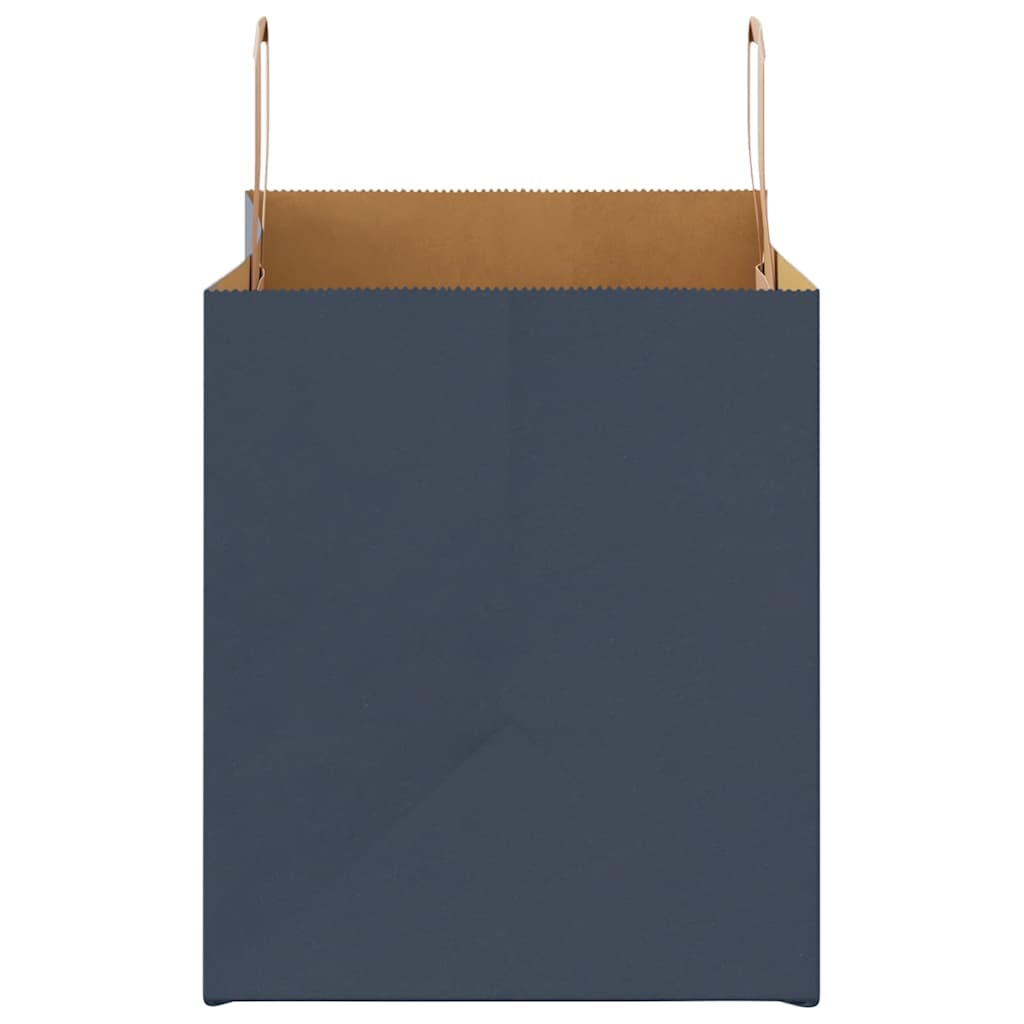 Sacchetti di Carta 250 pz con Manici Blu 32x22x24 cm