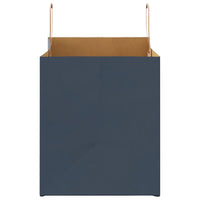 Sacchetti di Carta 250 pz con Manici Blu 32x22x24 cm