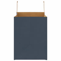 Sacchetti di Carta 250 pz con Manici Blu 32x22x28 cm 4101932