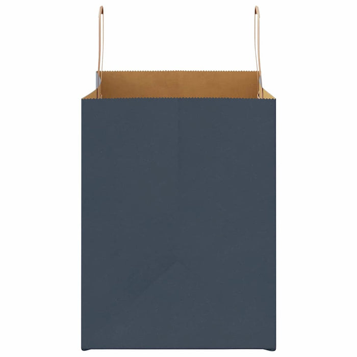 Sacchetti di Carta 250 pz con Manici Blu 32x22x28 cm 4101932