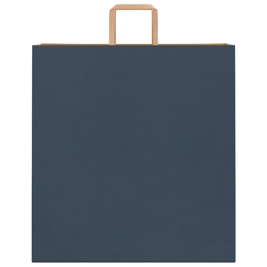 Sacchetti di Carta 250 pz con Manici Blu 45x17x48 cm