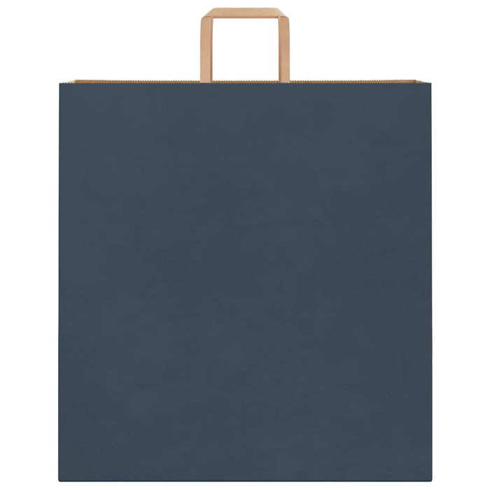 Sacchetti di Carta 250 pz con Manici Blu 45x17x48 cm