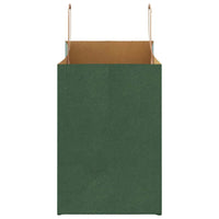 Sacchetti di Carta 50 pz con Manici Verdi 32x17x25 cm 4101943