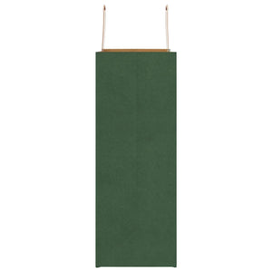 Sacchetti di Carta 250 pz con Manici Verdi 32x17x44 cm 4101958