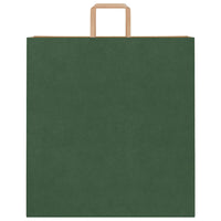 vidaXL Sacchetti di Carta 250 pz con Manici Verdi 45x17x48 cm