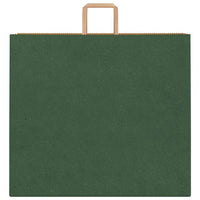vidaXL Sacchetti di Carta 250 pz con Manici Verdi 54x15x49 cm